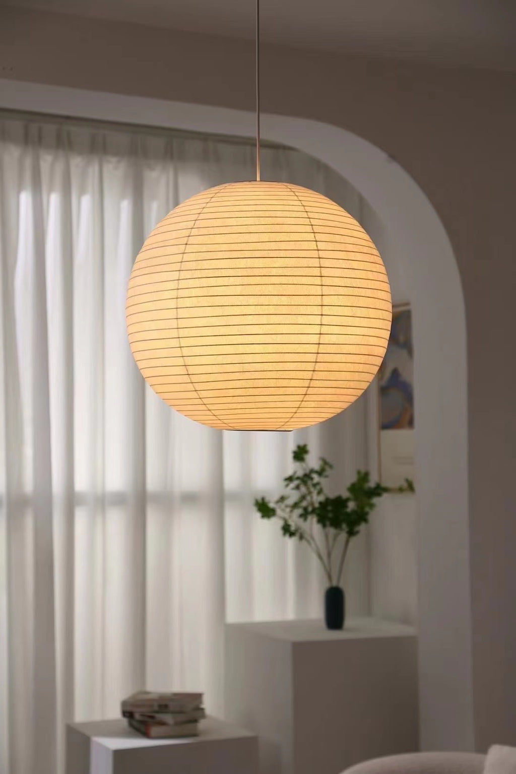 AKARI STYLE | AO Orb Silk Pendelleuchte