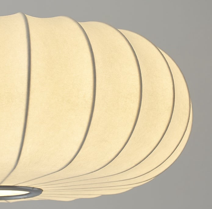 AKARI STYLE | Pumpkin Silk Pendelleuchte - Dichte Webversion