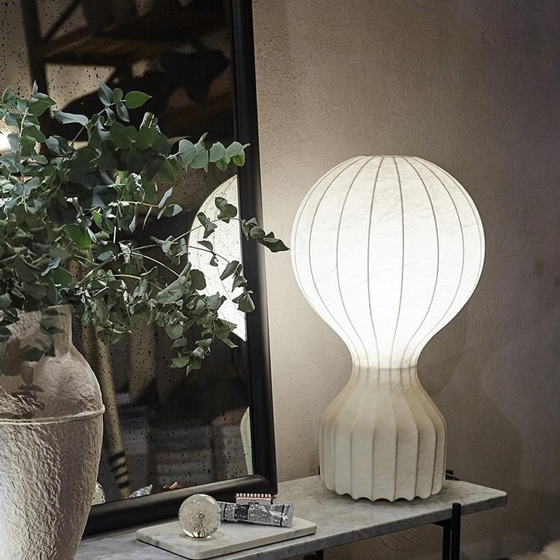 AL Ballon Seidentischlampe