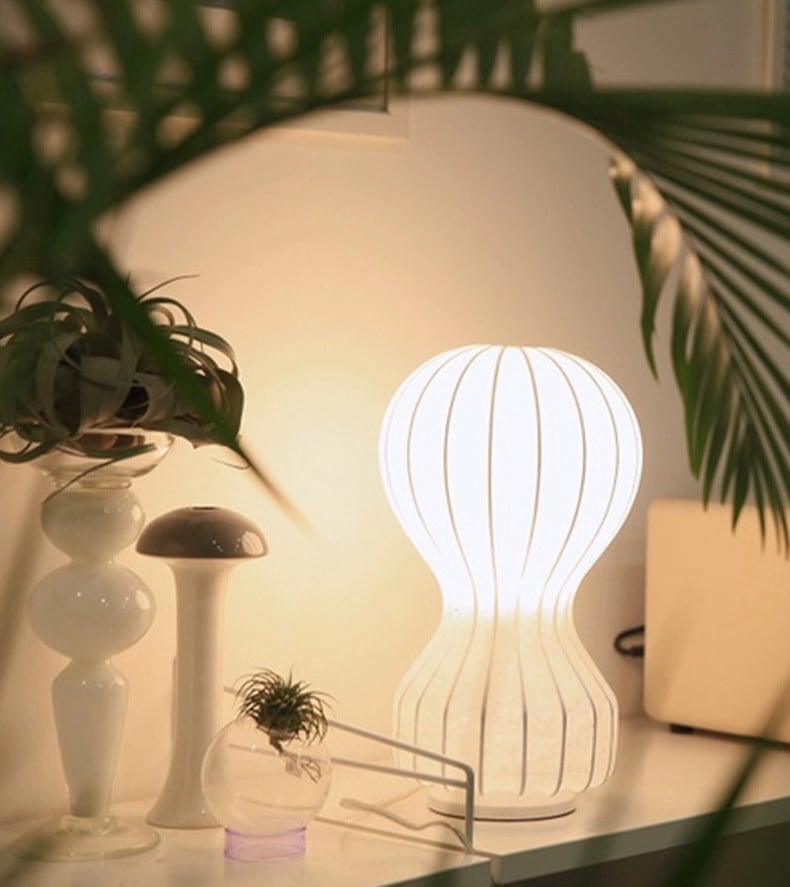 AL Ballon Seidentischlampe