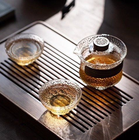 Gotou | Portable Glas Tea Set - Ein Topf Zwei Tassen