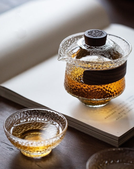 Gotou | Portable Glas Tea Set - Ein Topf Zwei Tassen