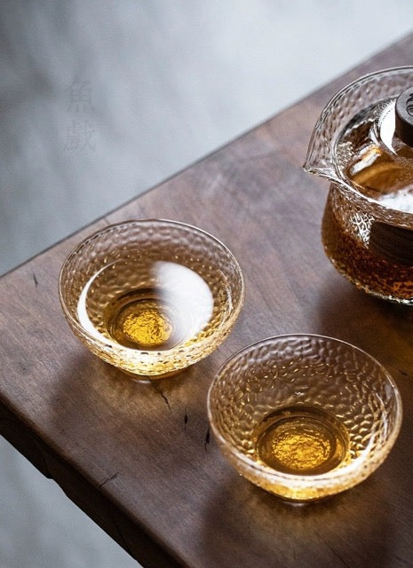 Gotou | Portable Glas Tea Set - Ein Topf Zwei Tassen