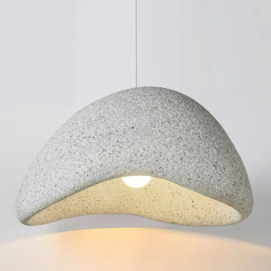 Aoshi - Wabi-sabi Stil Pendelleuchte aus Kunstharz