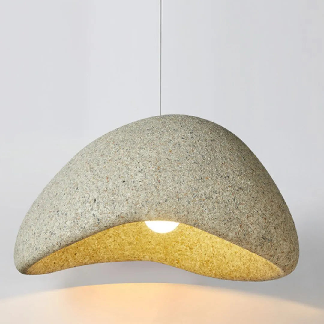 Aoshi - Wabi-sabi Stil Pendelleuchte aus Kunstharz
