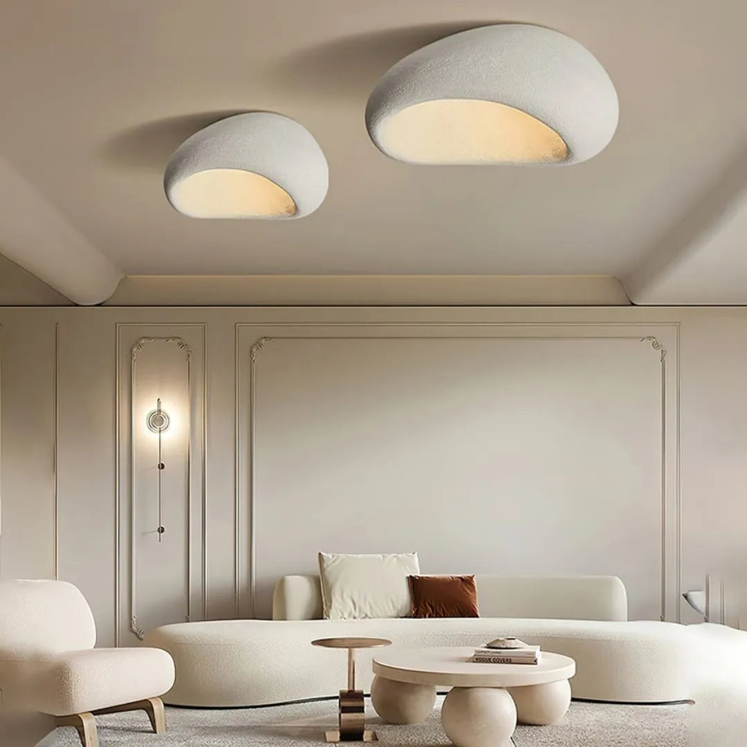 Aoshi - B | Wabi-sabi Style Resin Ceiling / Wandlampe