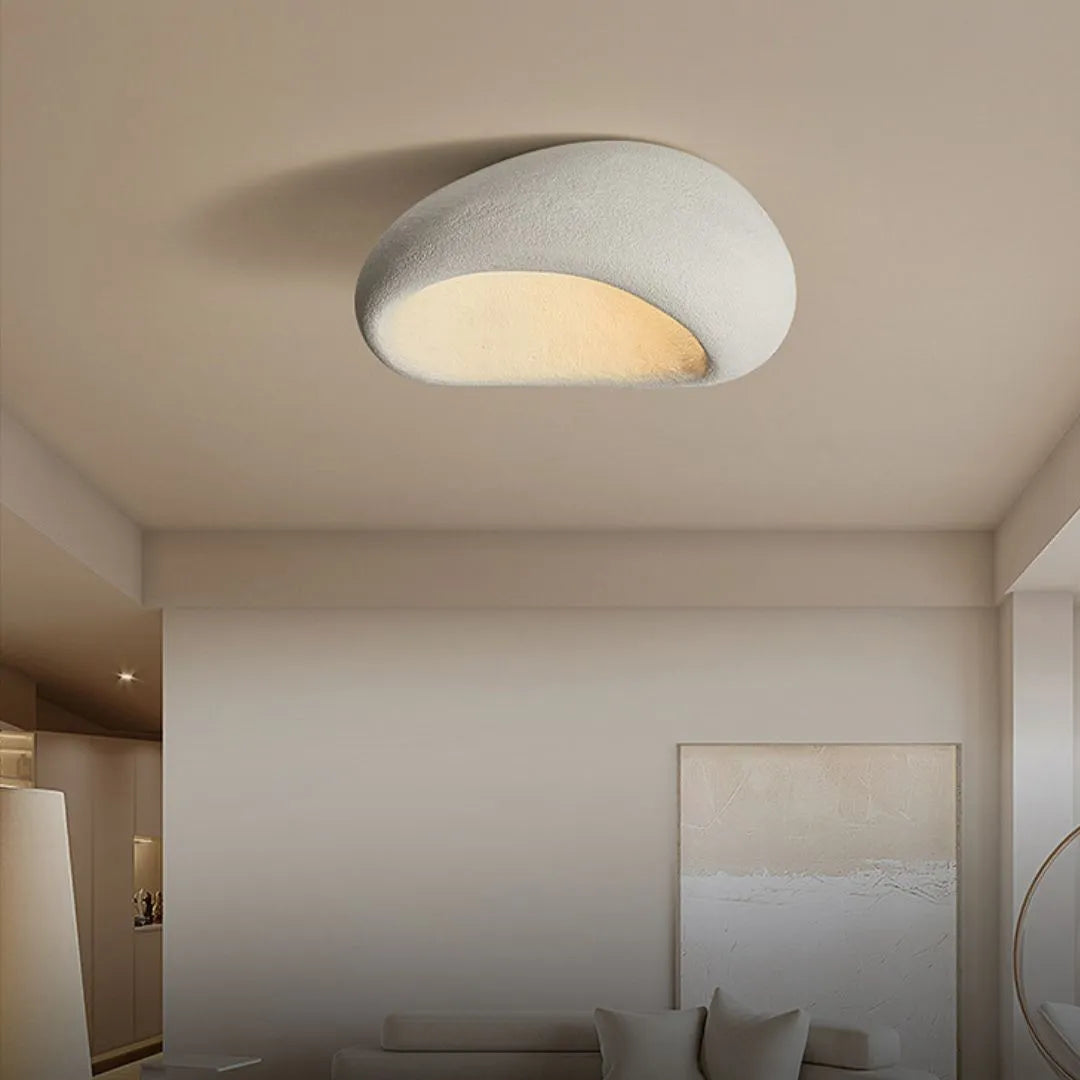 Aoshi - B | Wabi-sabi Style Resin Ceiling / Wandlampe