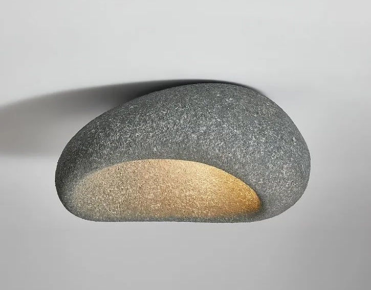 Aoshi - B | Wabi-sabi Style Resin Ceiling / Wandlampe