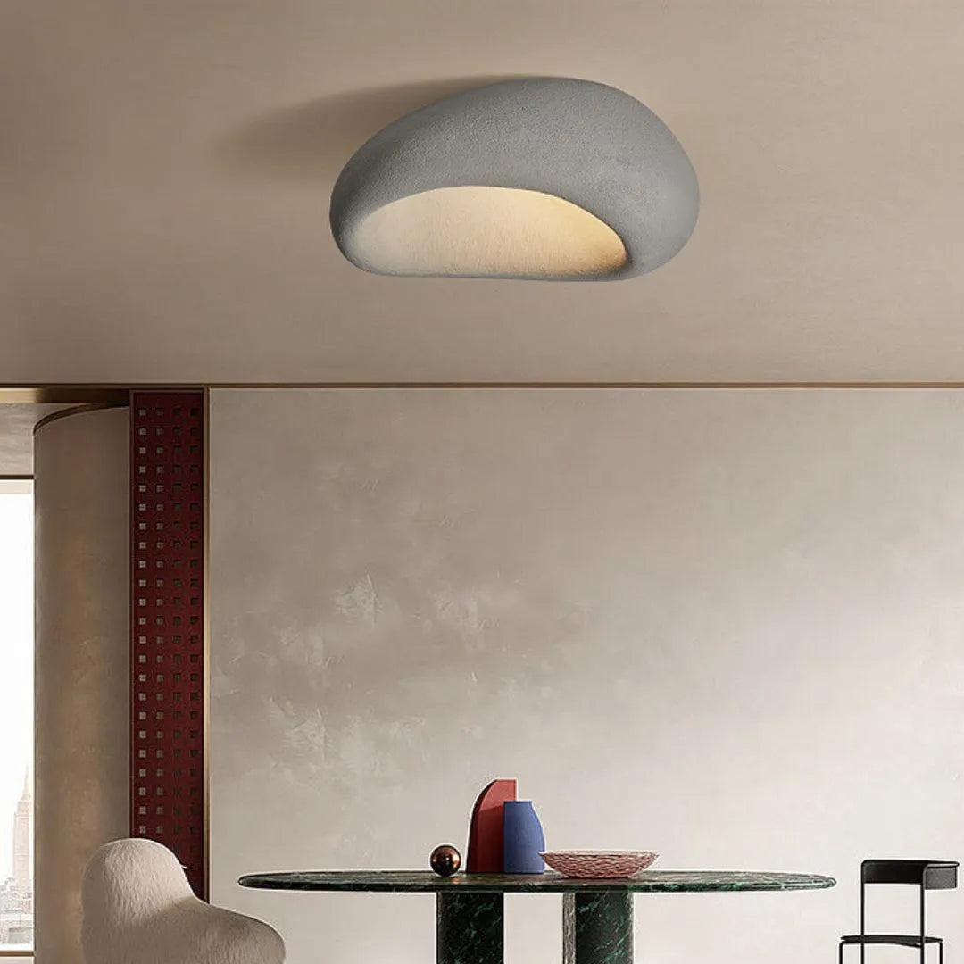 Aoshi - B | Wabi-sabi Style Resin Ceiling / Wandlampe