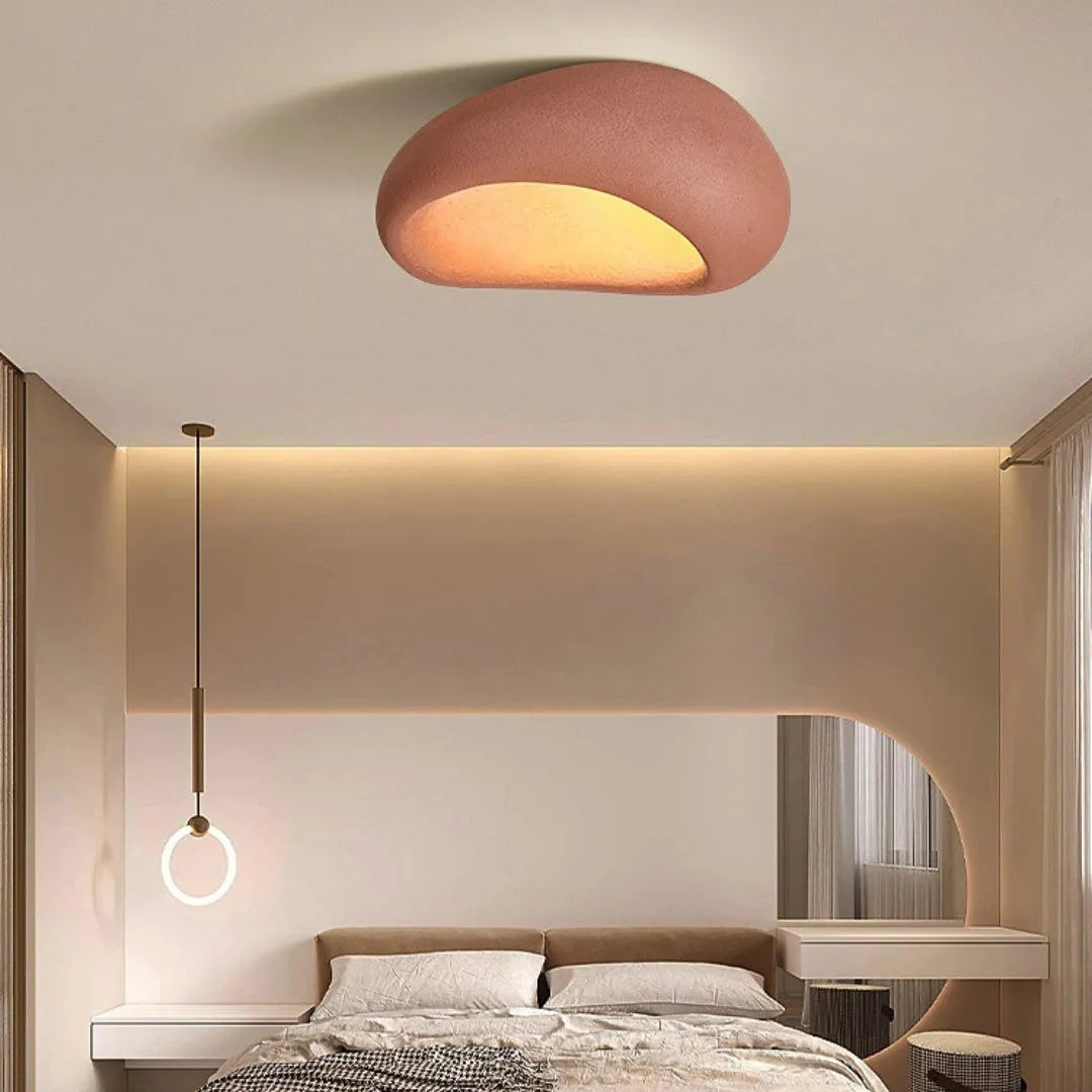 Aoshi - B | Wabi-sabi Style Resin Ceiling / Wandlampe