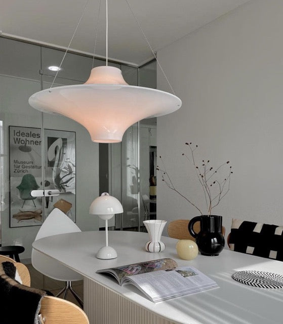 Bauhaus Cream Serie UFO-förmigen Pendelleuchte