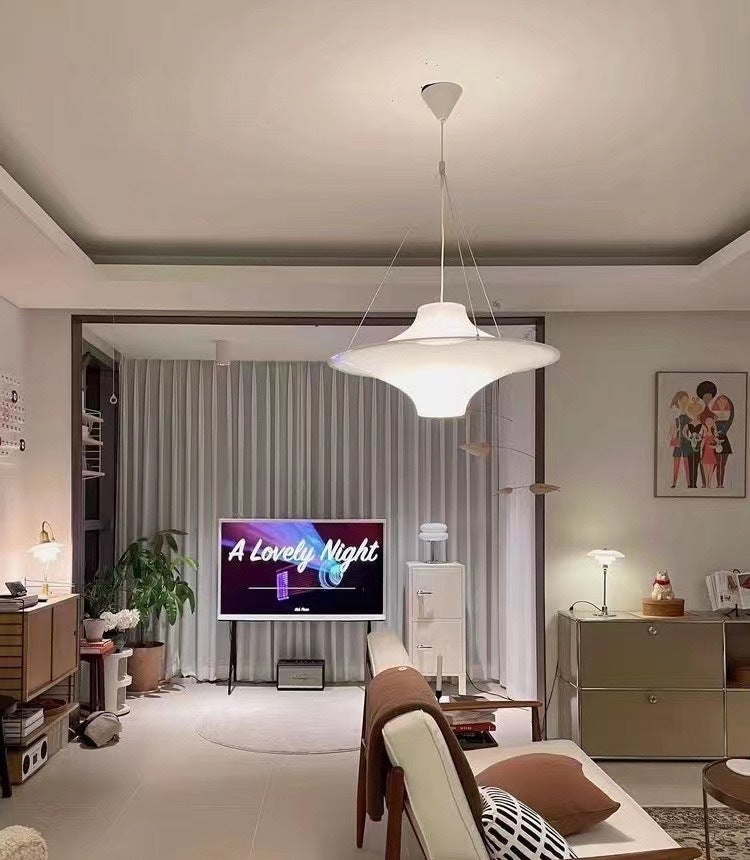 Bauhaus Cream Serie UFO-förmigen Pendelleuchte