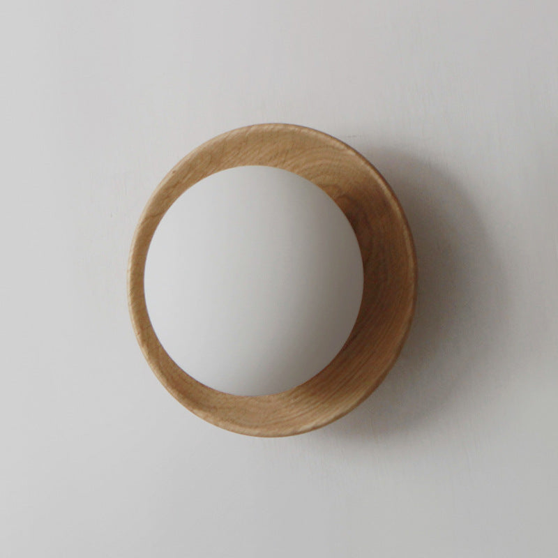 WD20 Holz USB wiederaufladbare schnurlose Wandleuchte