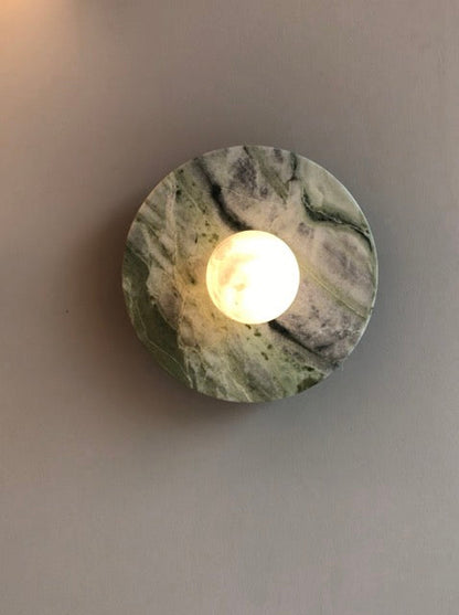 MD230mm Spanische Marmorplatte Decke / Wandlampe | Sconces
