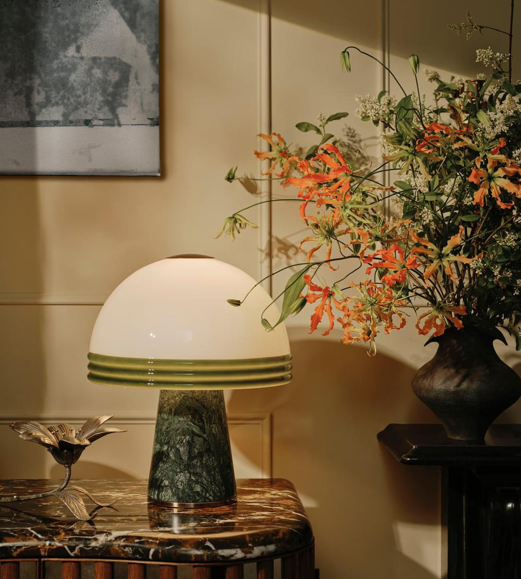 D30 VERDE Marmortischlampe