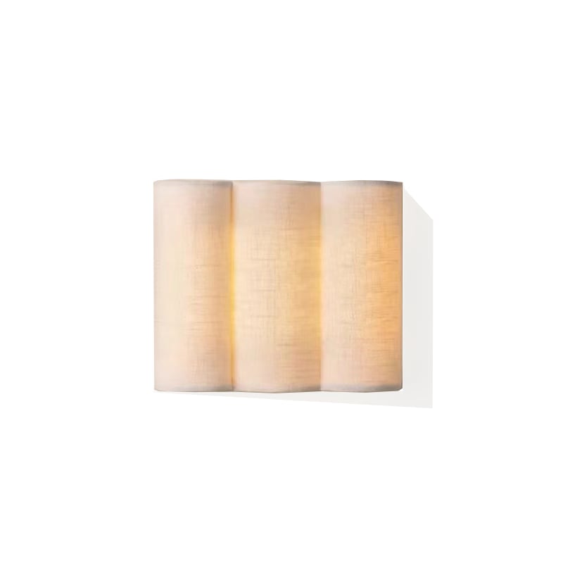 FM24 M Shape Fabric Wandleuchte - Leinen Beige