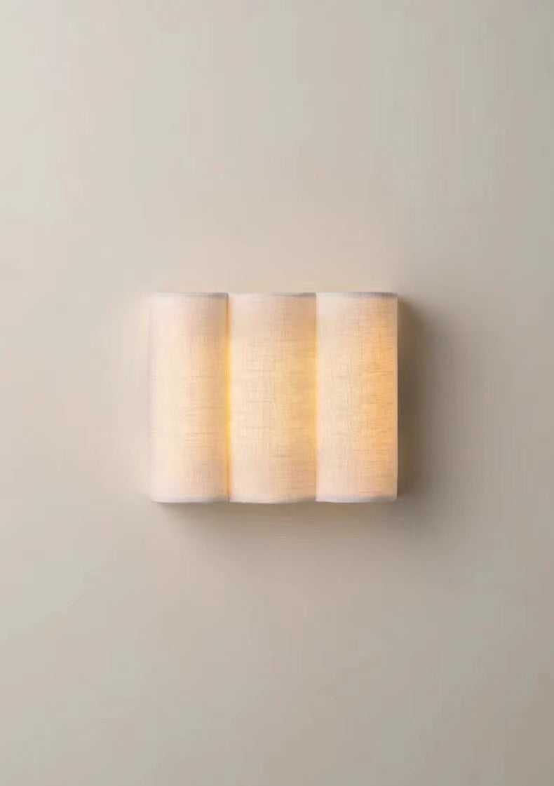 FM24 M Shape Fabric Wandleuchte - Leinen Beige