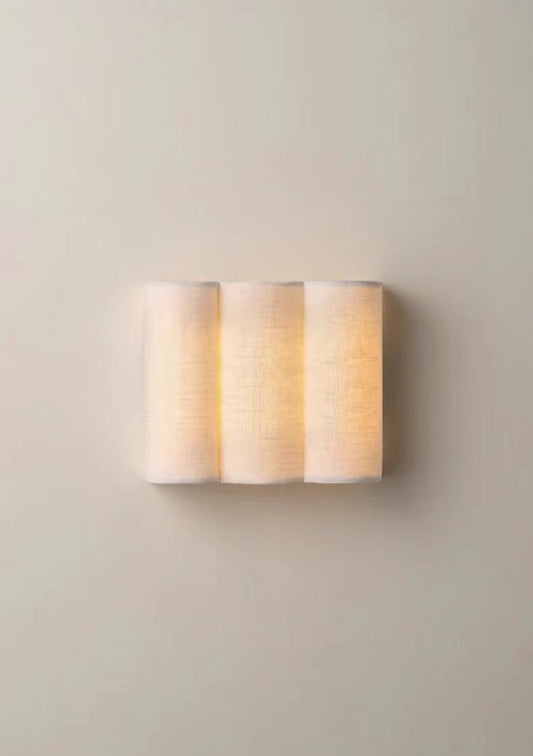 FM24 M Shape Fabric Wandleuchte - Leinen Beige