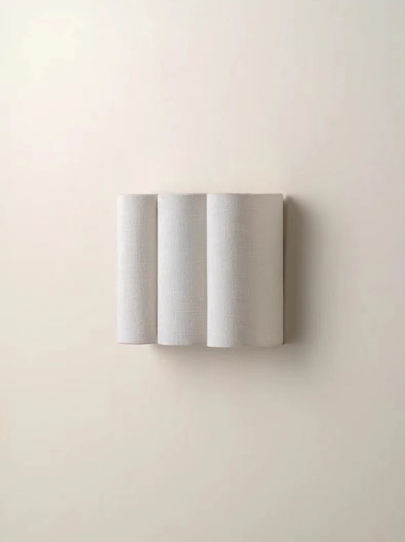 FM24 M Shape Fabric Wandleuchte - Leinen Beige