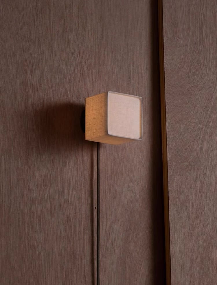 FS120 Quadratische Stoffspur | Wand / Korridorlicht