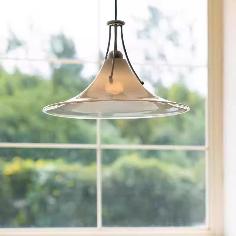 Foggy Glas Horn Pendelleuchte