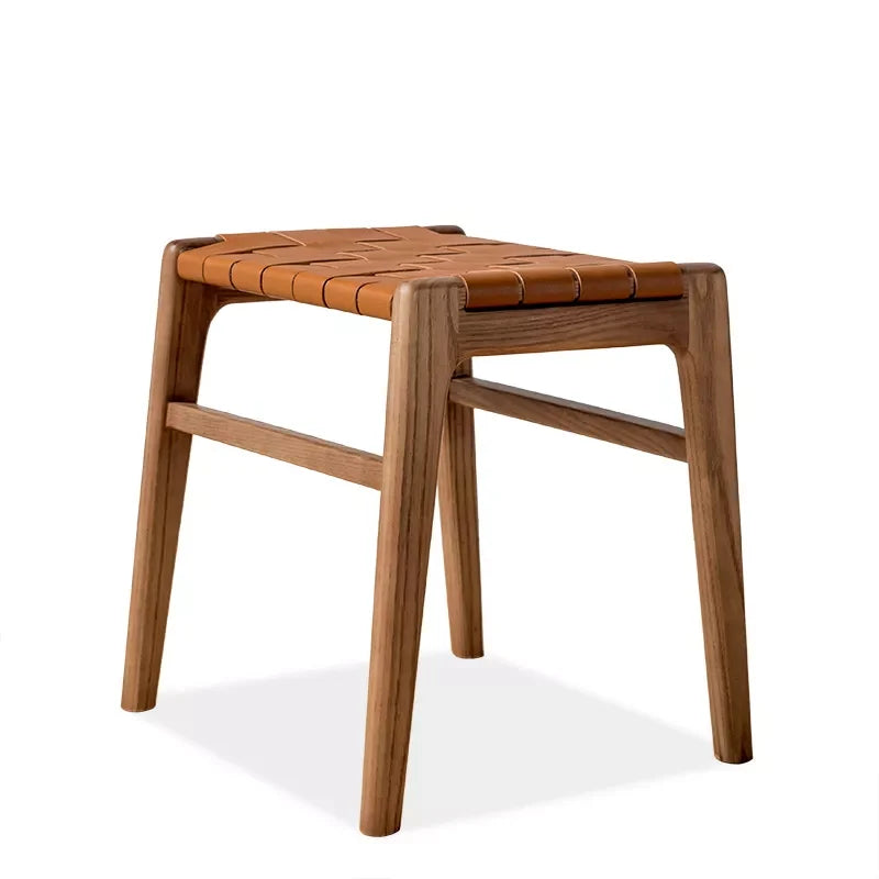 Juan - Solid Ash Wood & Leder Tischmöbel