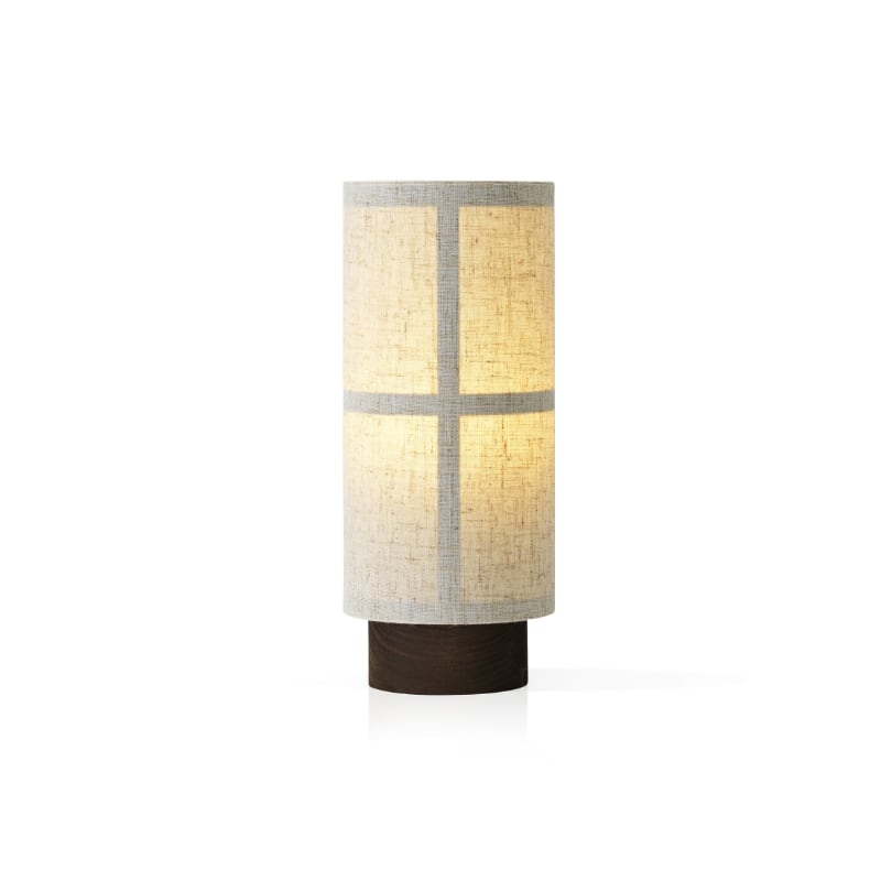 H23 F&W | Wabi-Sabi Stoff & Holz wiederaufladbare Tischlampe