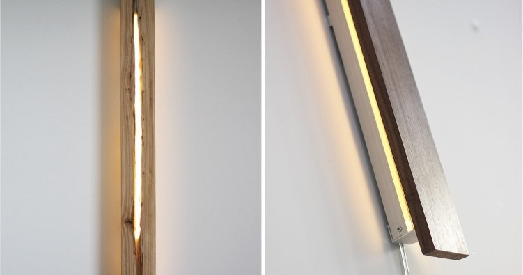 H46 | H93 Holzspaltwand Licht