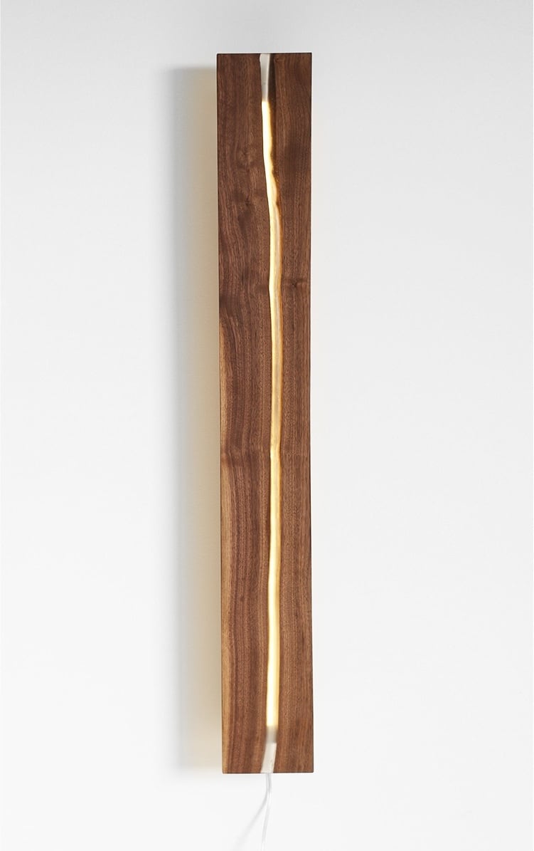 H46 | H93 Holzspaltwand Licht