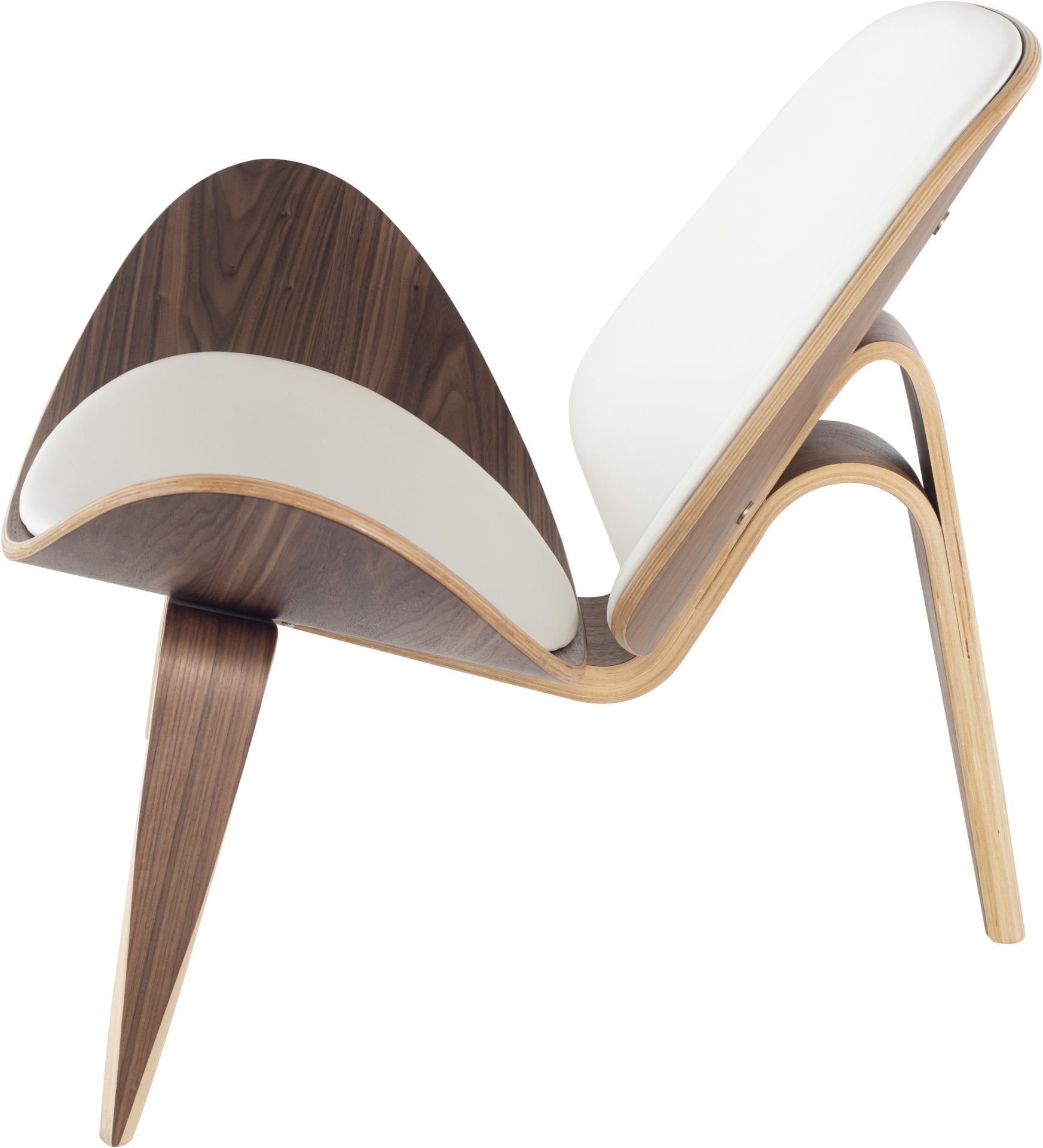 MP Shell Chair - Classic Loungesessel | Lesestuhl in Leder