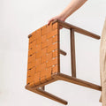 Juan - Solid Ash Wood & Leder Tischmöbel