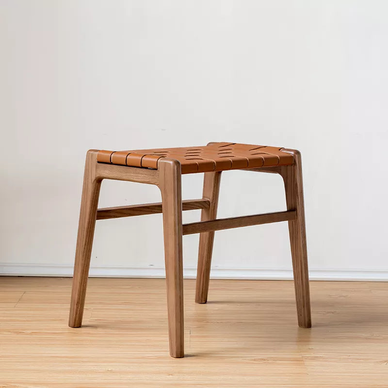 Juan - Solid Ash Wood & Leder Tischmöbel