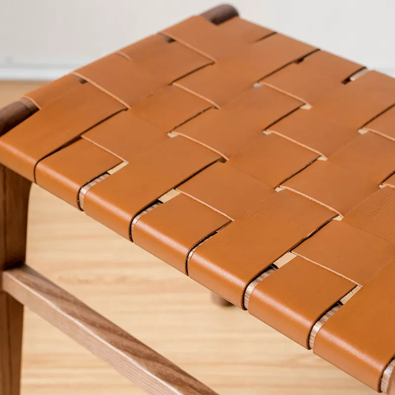Juan - Solid Ash Wood & Leder Tischmöbel