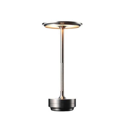 Japanische Umgebungsdrehung - Aluminium USB wiederaufladbare LED schnurlose Tischlampe