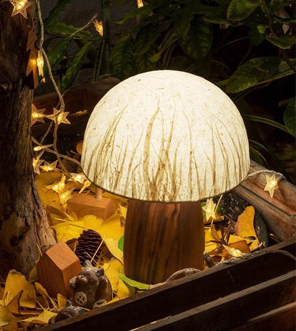 Junko Japanische handgemachte Pilztischlampe