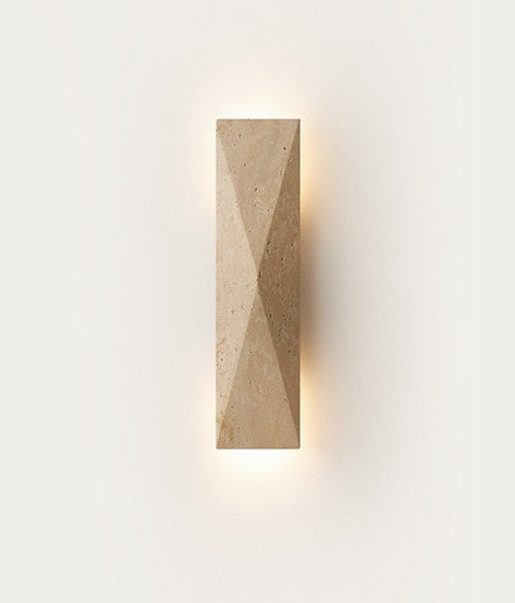Kodo Travertin Außenwand Licht