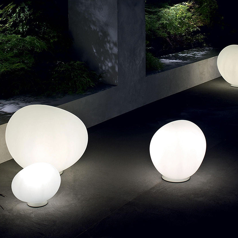 LUNA Kieseltischlampe
