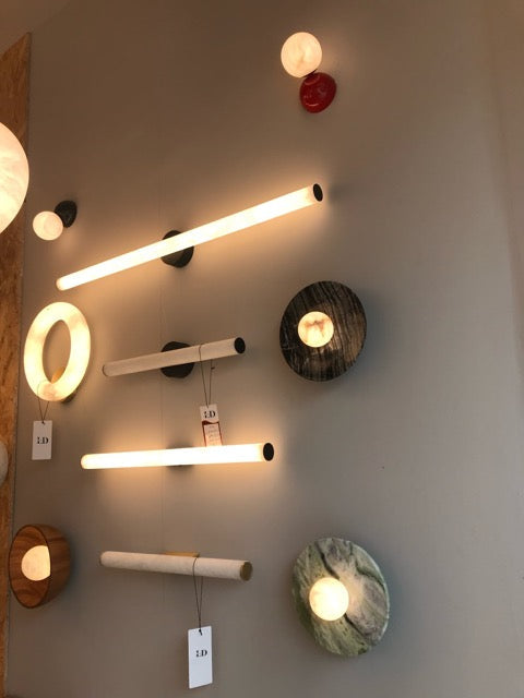 MD230mm Spanische Marmorplatte Decke / Wandlampe | Sconces