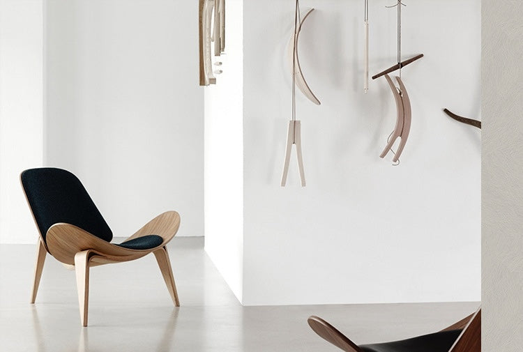MP Shell Chair - Classic Loungesessel | Lesestuhl in Leder