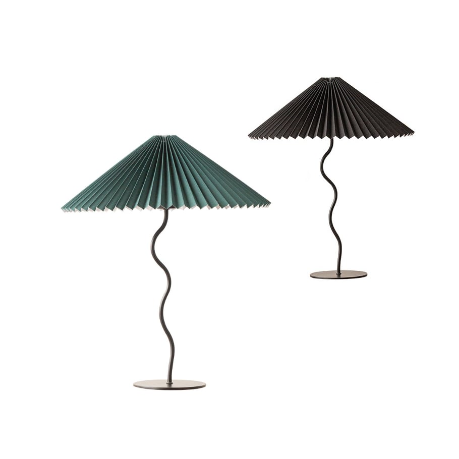 H54 Miho Pleated S Tischlampe