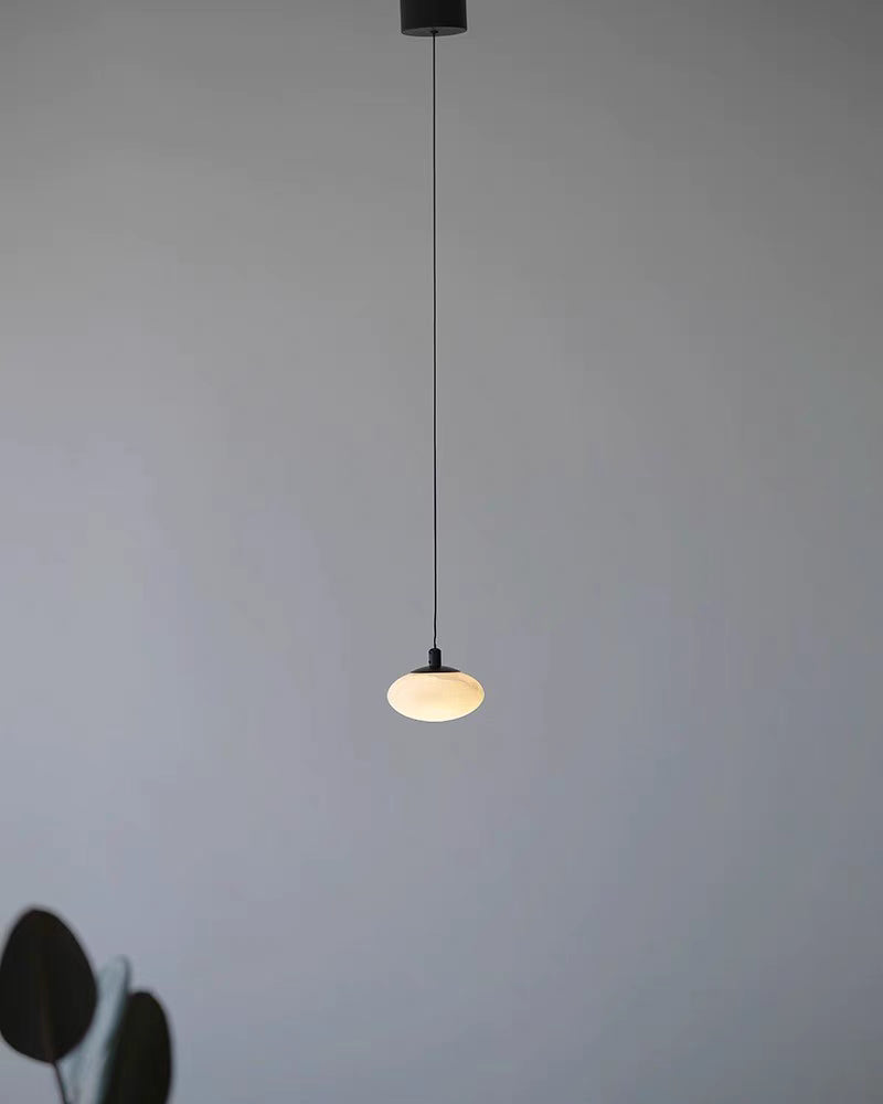 Alabaster Mini Pilz Pendelleuchte - Anpassbare Version mit Upgrader