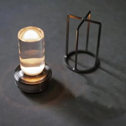 Japanische Umgebungslaterne - Schnurlose Kristalltischlampe