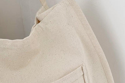 Übergroße funktionale Canvas Tragetasche | Schultertasche | Hobo Bag