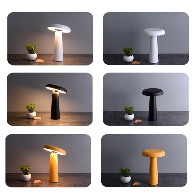 Nordic Shakeable USB Recharge LED Kabellos Pilztischlampe