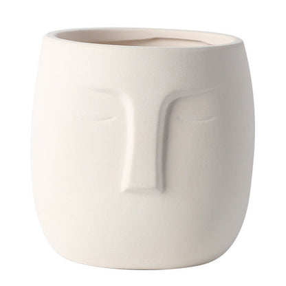 Pandora 6er-Set - Handgemachte Pflanzentöpfe In / Outdoor Beige