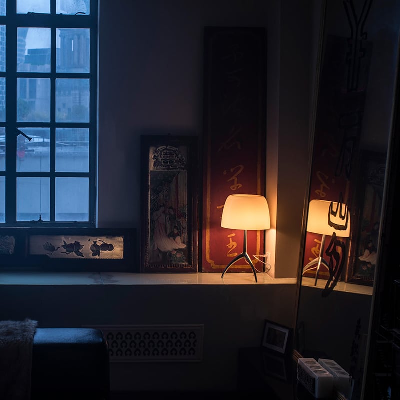 MP Lumiere Glastischlampe