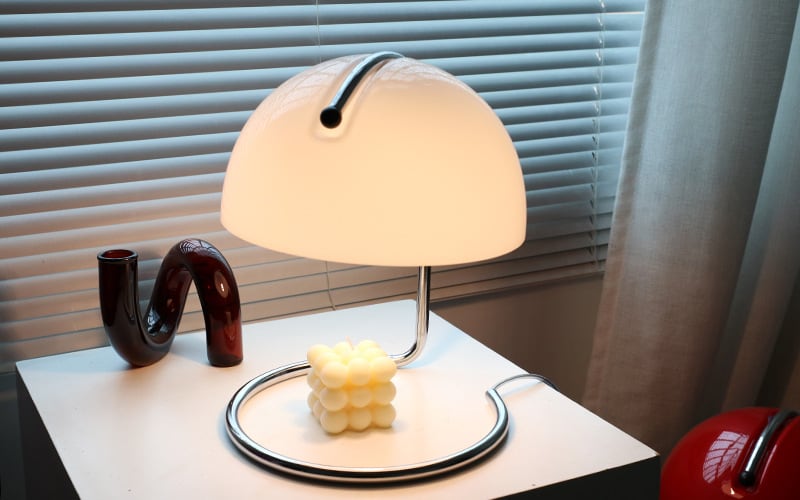 MP Classic Bauhaus CATO Glastischlampe - Pudding Aromatherapie Lampe