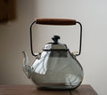 Toshiro | Rauchgraue Hitzeresistente Glas Teekessel & Cup