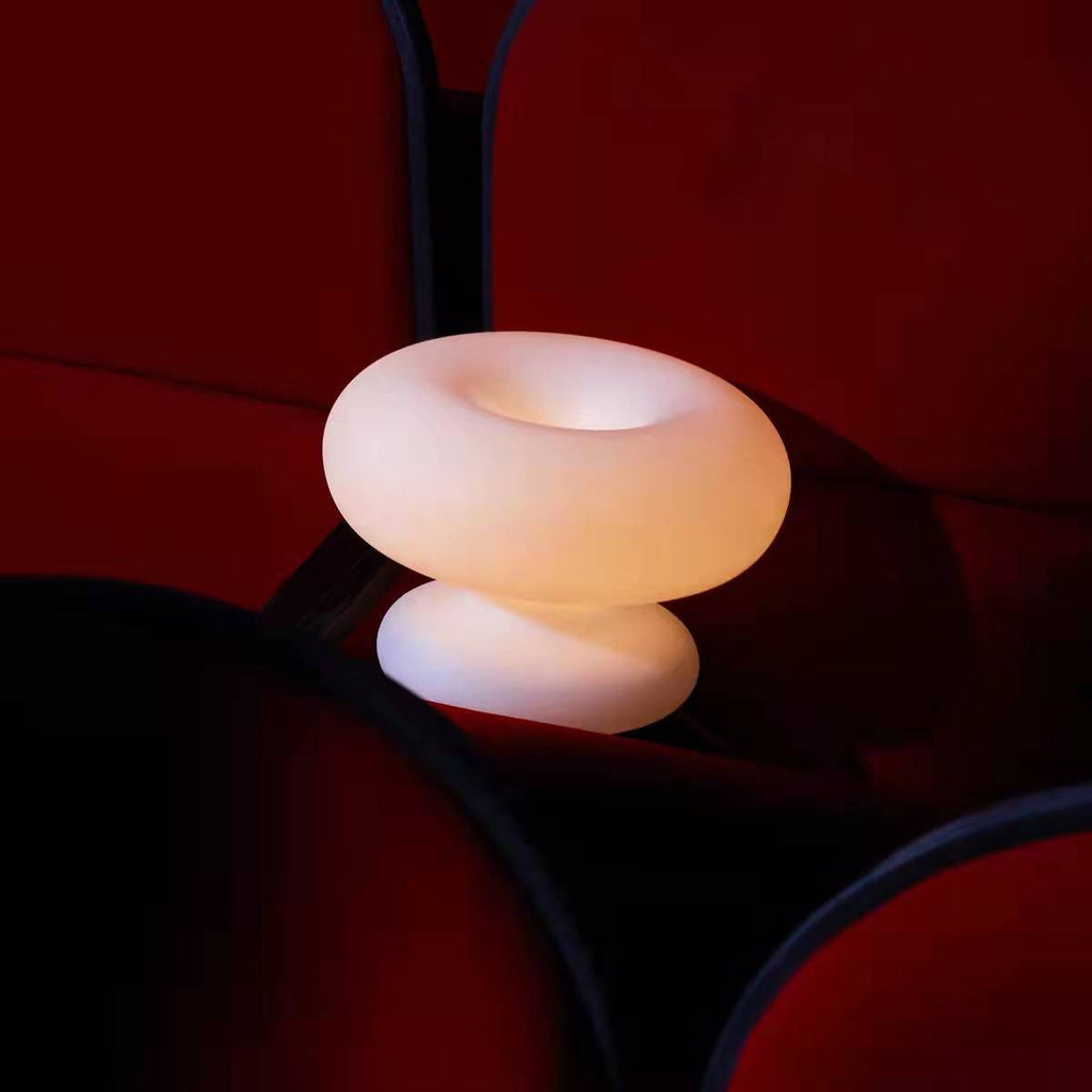 Donut Glas Pilz Tischlampe - Plug-in