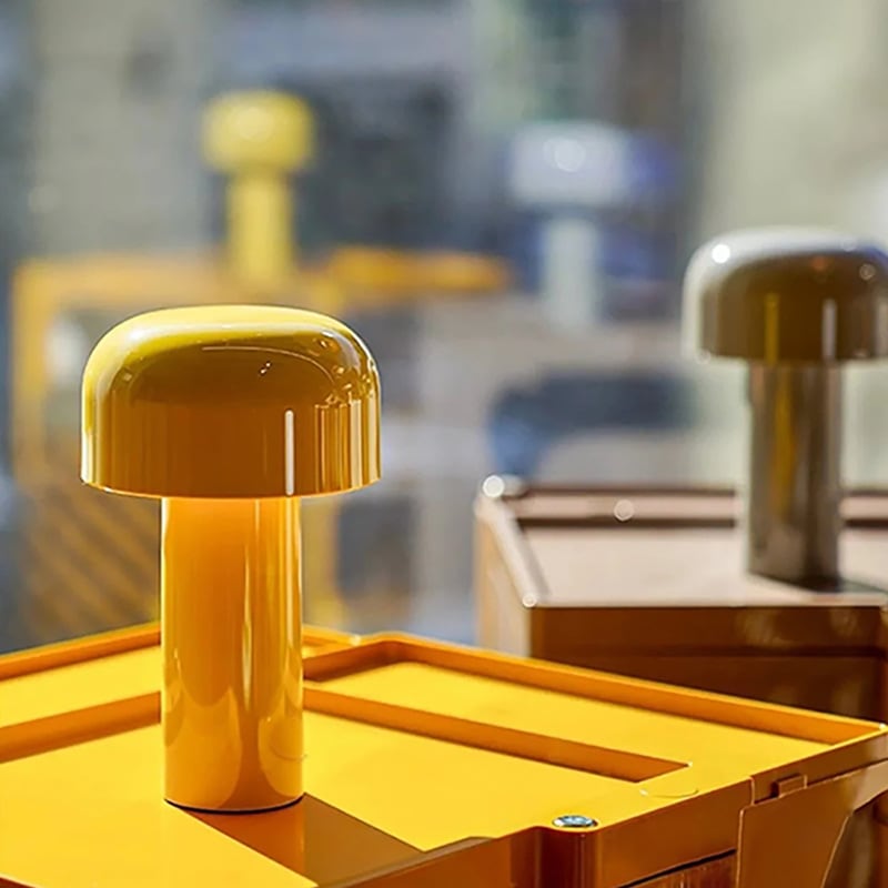 USB-Aufladbare LED-Schnurlos-Tischlampe | Pilz Schreibtischlampe
